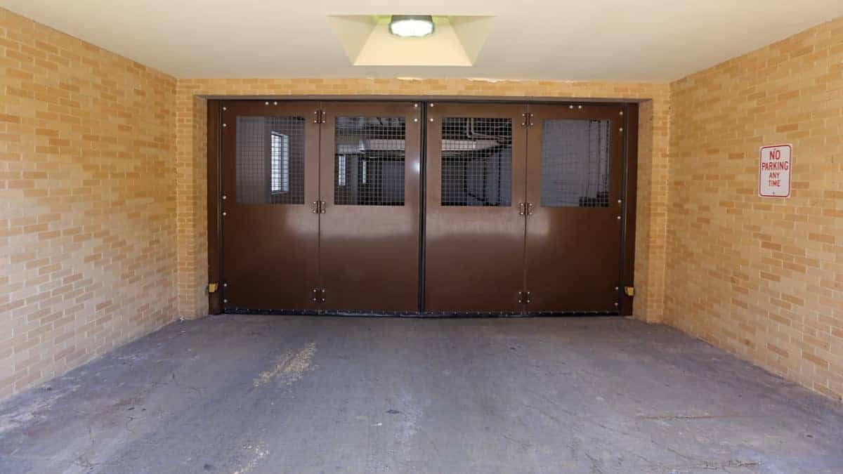 Four Fold Parking Garage Door Installation in Washington, DC