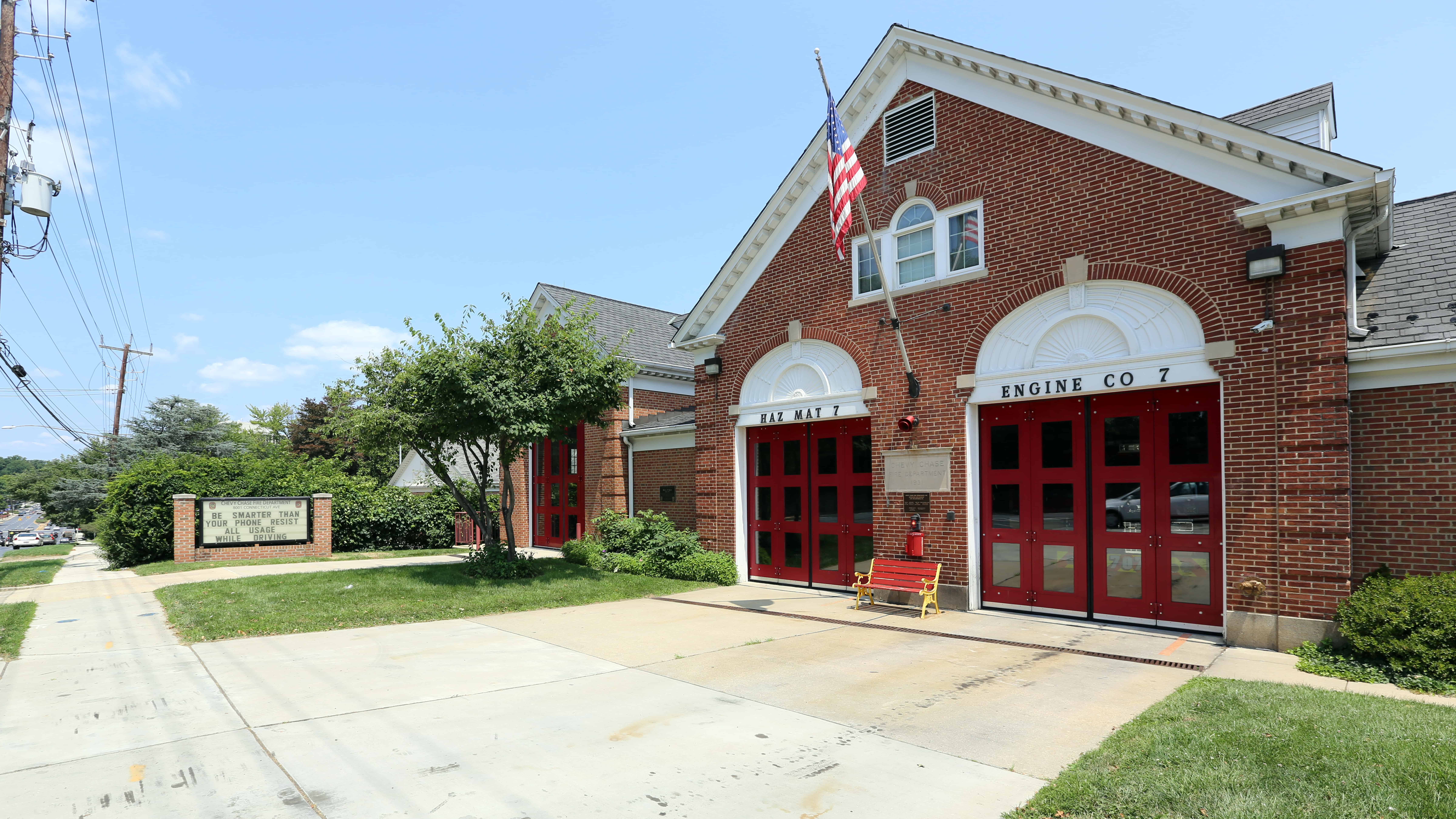 Fire Station Four Fold Doors In Chevy Chase Md Overhead Door