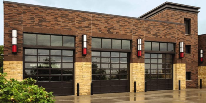 Glass Commercial Garage Doors