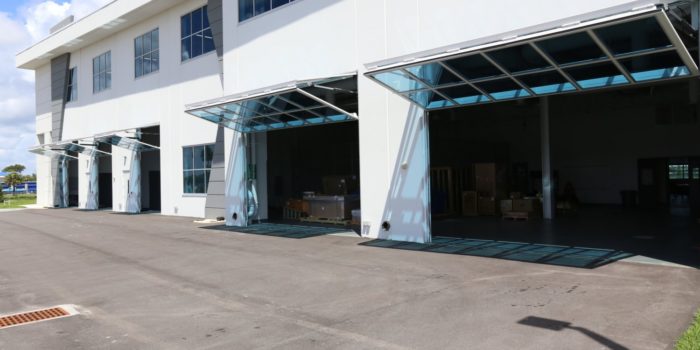 bi-fold commercial garage doors