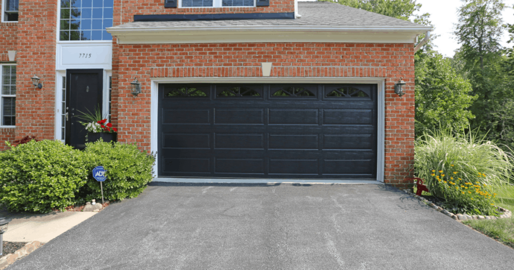 new residential garage door